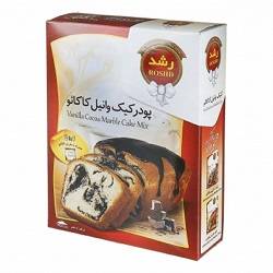 پودر کیک  وانیل کاکائو 500 گرم رشد